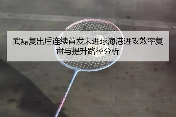 武磊复出后连续首发未进球海港进攻效率复盘与提升路径分析（leyu）